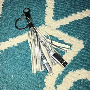 Apple Product Charging Keychain